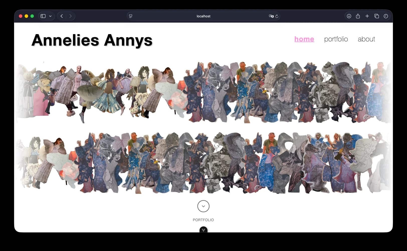 Annelies Annys Portfolio screenshot 1