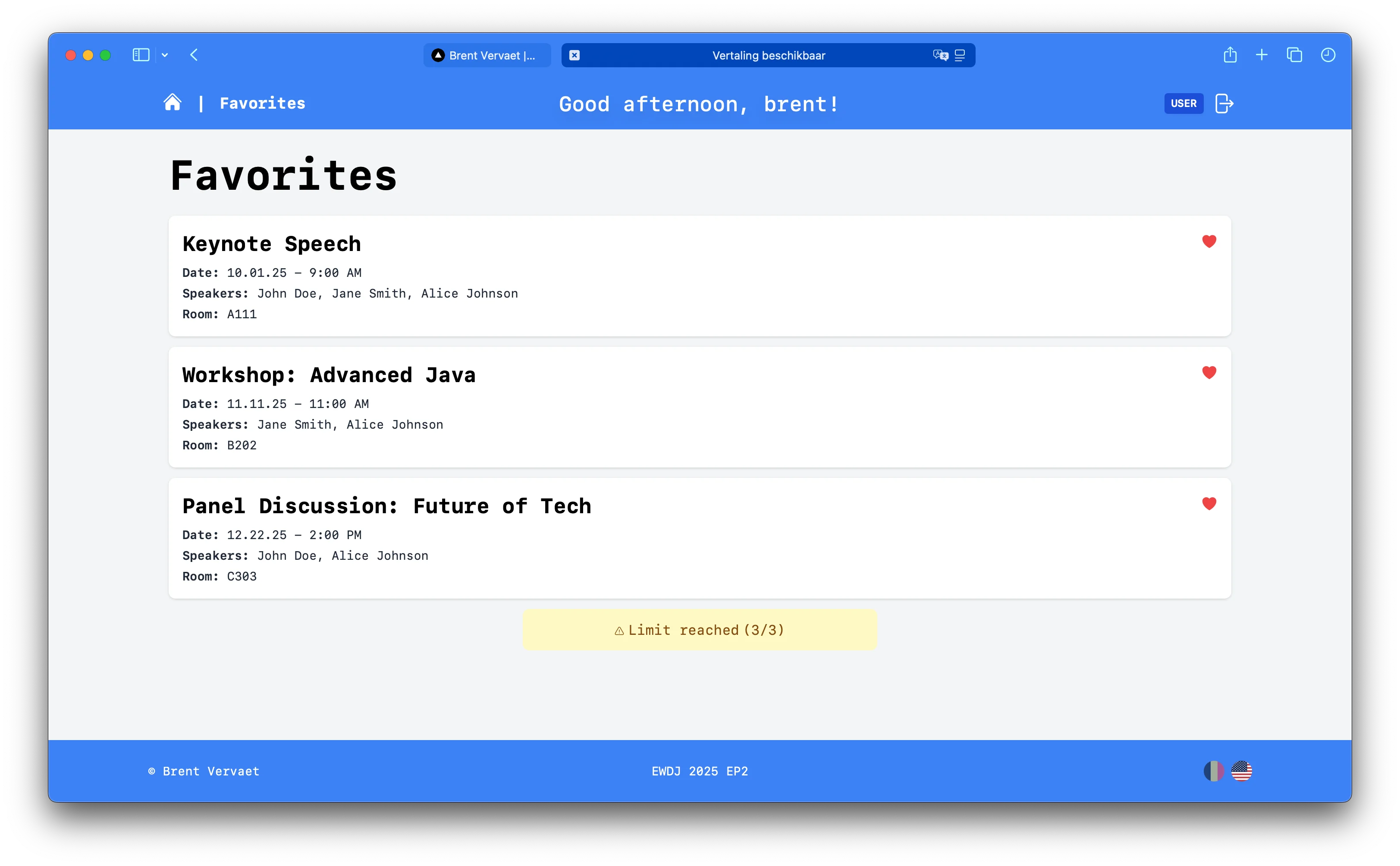 IT-conference App screenshot 3