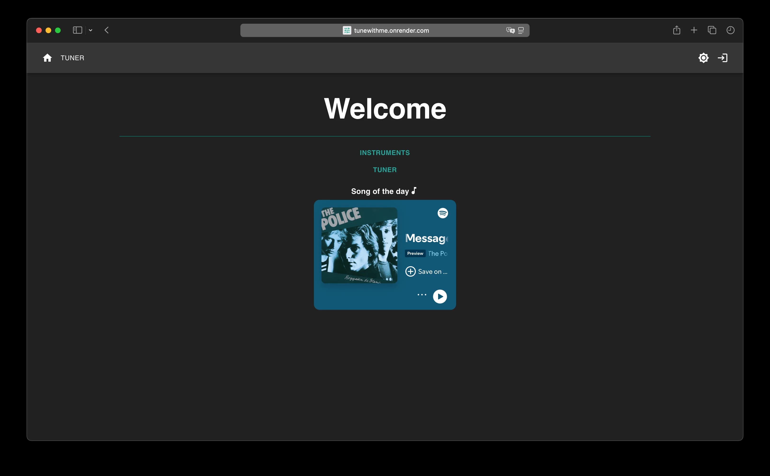 TuneWithMe screenshot 1